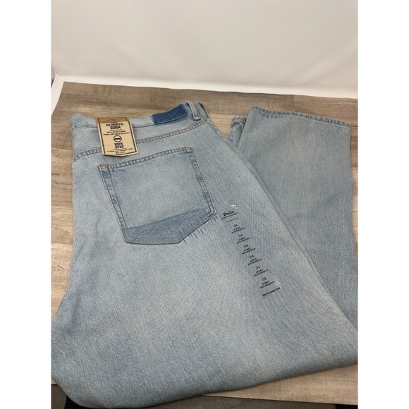 POLO RALPH LAUREN The Avery Boyfriend Distressed Patchwork Jeans Womens Size 34 - Picture 11 of 15